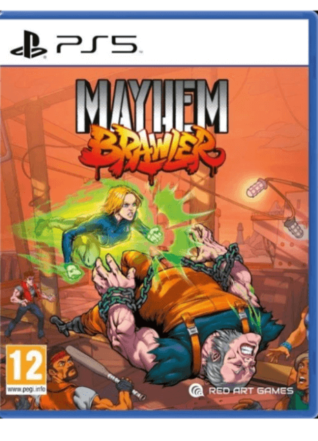 Mayhem Brawler box art for Playstation 5
